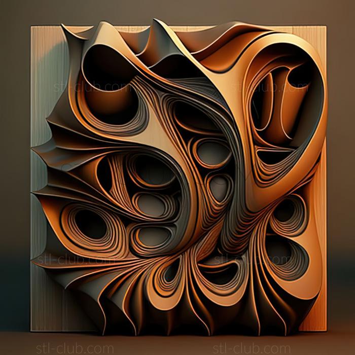 3D model st abstract art (STL)